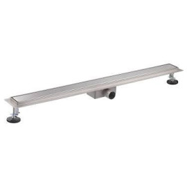 caniveau de douche chrome