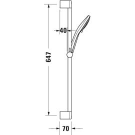 Mister Bâti|Set De Douche Duravit B.1 Uv0680002