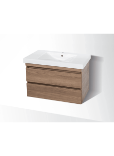 Mister Bâti|Meuble avec Plan vasque Spazio 80 High Gloss