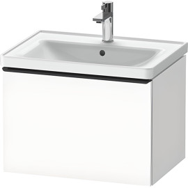 Mister Bâti|Meuble Sous Lavabo Suspendue D Neo Blanc Mat L634 mm