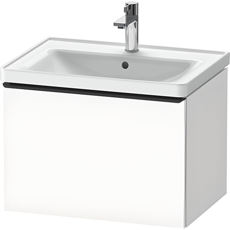 Mister Bâti|Meuble Sous Lavabo Suspendue D Neo Blanc Mat L634 mm