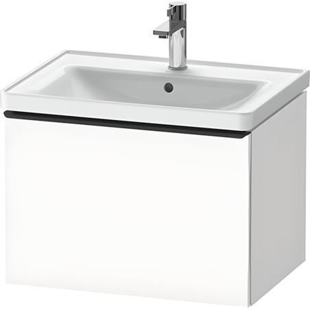 Mister Bâti|Meuble Sous Lavabo Suspendue D Neo Blanc Mat L634 mm