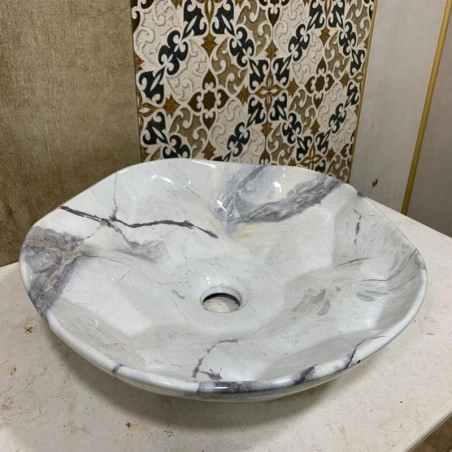 Vasque 9581-2 BLANC MARBRE
