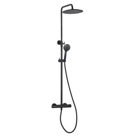 COLONNE DE DOUCHE ROND NOIR...