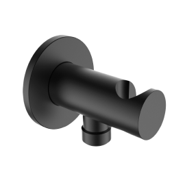 Mister Bâti|PRISE D'EAU ROND AVEC ACCROCHE NOIR MAT SASSI