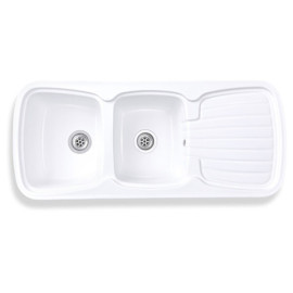 Evier Cuisine Marmara Blanc