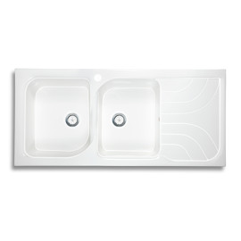 Evier Cuisine Tango Blanc