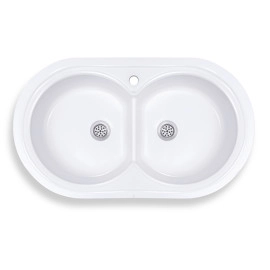 Evier Cuisine Rondo Blanc