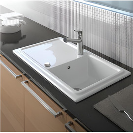 Evier Encastré Cassia 50 Blanc