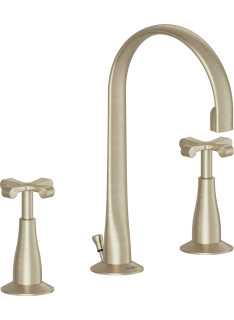 Mister Bâti|MELANGEUR LAVABO 3 TROUS CARLOS PRIMERO MIELE BROSSE PVD