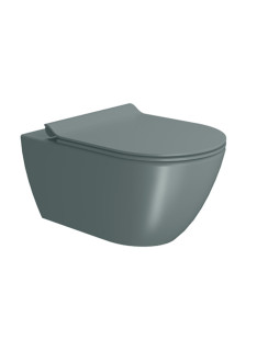 Mister Bâti|CUVETTE SUSPENDU EXTRA-GLAZE ANTI BACTERIEN BLEU 55*36 AVEC FIXATION SERIE PURA