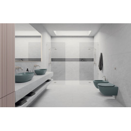 Mister Bâti|CUVETTE SUSPENDU EXTRA-GLAZE ANTI BACTERIEN BLEU 55*36 AVEC FIXATION SERIE PURA