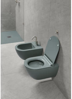 Mister Bâti|CUVETTE SUSPENDU EXTRA-GLAZE ANTI BACTERIEN BLEU 55*36 AVEC FIXATION SERIE PURA