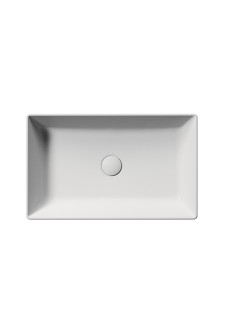 Mister Bâti|LAVABO RECTANGULAIRE 60x37 A POSER BLANC KUBE X