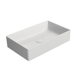 Mister Bâti|LAVABO RECTANGULAIRE 60x37 A POSER BLANC KUBE X
