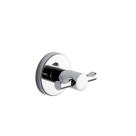 Mister Bâti|PORTE PEIGNOIRE DOUBLE ROND CHROME
