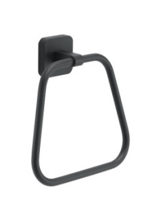 0001CO04-MB-ANNEAU PORTE SERVIETTE CARRE NOIR MATT