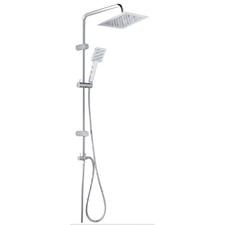 Mister Bâti|COLONNE DE DOUCHE COMPLET CARRE CHROME