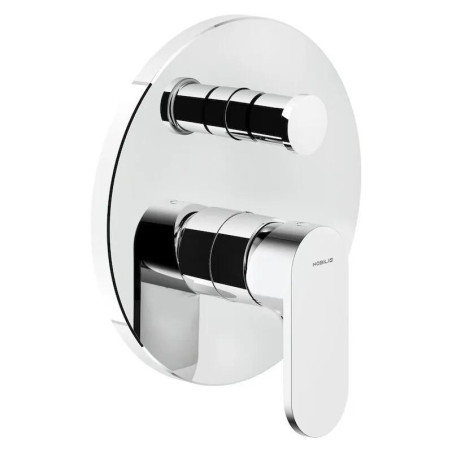 Mister Bâti|FACADE POUR MITIGEUR BAIN DOUCHE ENCASTRE 2 VOIES YOYO CHROME