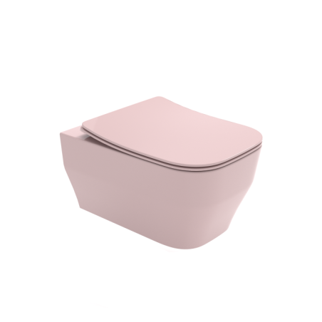 Mister Bâti|CUVETTE SUSPENDUE RIMLESS ROSE BRILLANT SYNTHESIS